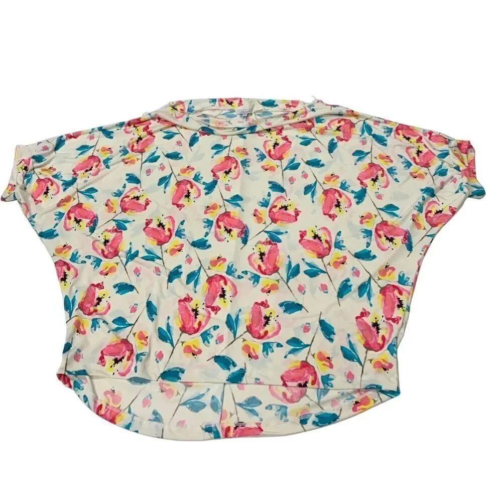 Floral Patterned Slouchy Blouse - Picture 2 of 7